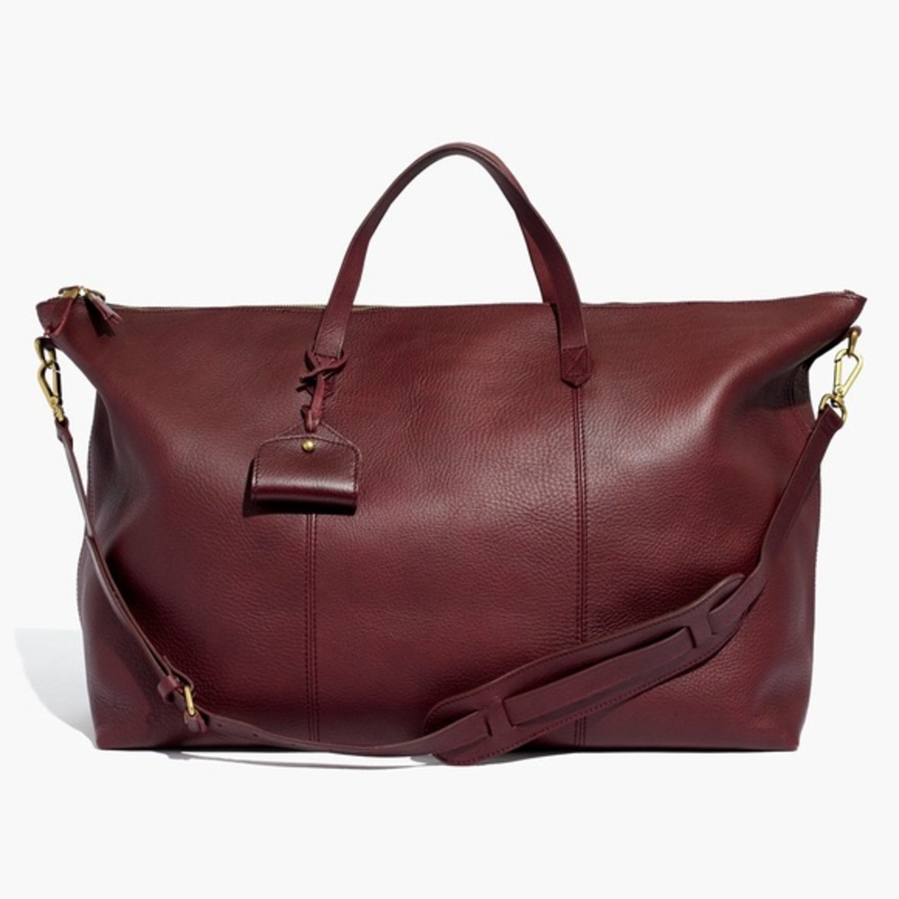 Madewell Transport Weekender Dark Cabernet NWT